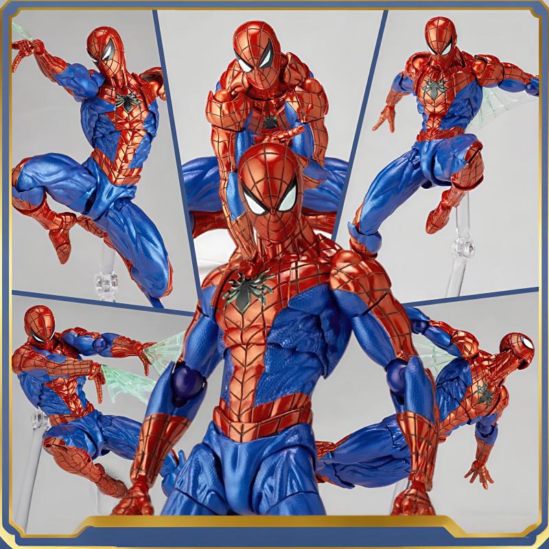 Ct Toys Mafex Spider Man 2.0 Peter High Quality Anime Action Figure Joint Mobile Model Toys Cool Toys Festvial Gifts
