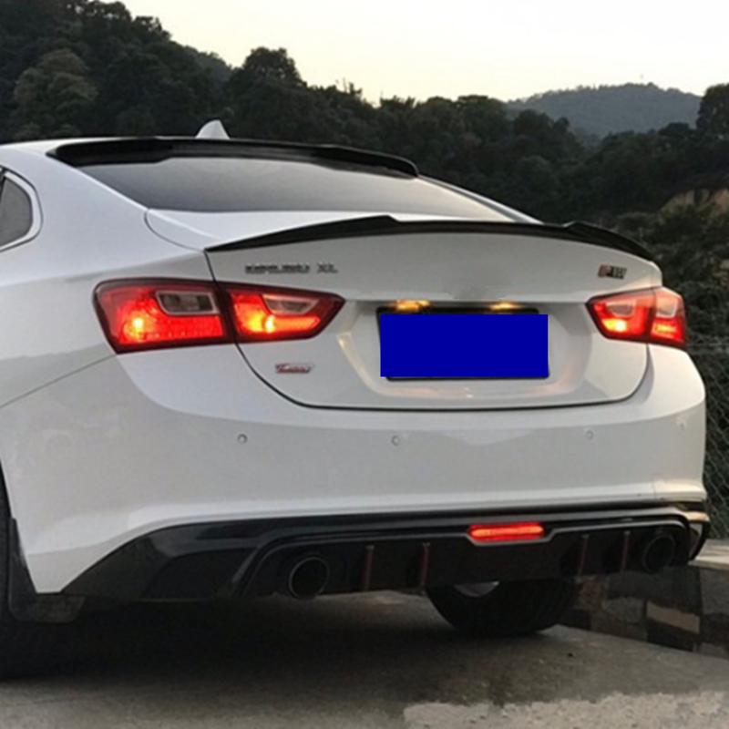 Rear Trunk Lid Car Spoiler For 2016 17 18 19 20 21 22 23 2024 Chevrolet Malibu XL ABS Plastic Material Accessories Parts