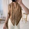 Spring square scarf silk scarf French retro women's simple and versatile foreign style fashion temperament twill silk scarf batch