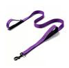 Heavy Duty Dog Leash - 2 Handles by Padded Traffic Handle for Extra Control, 6foot Long - Perfect for Medium To Large Dogs (purple, 6 Ft)