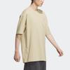 T Shirts Men's Grassland Brown Crew Neck Moderate Straight Fit IP3924