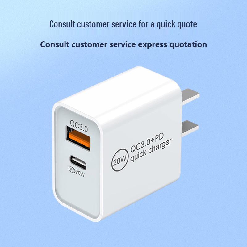 US Standard Gallium Nitride Multi-Port A+C Fast Charger QC3.0