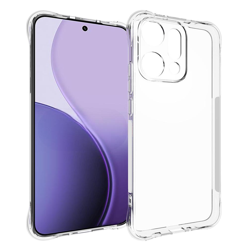 For Oppo Reno14 Pro 5G (Global) TPU Case WANLONFENG WL2 Series 2.0mm Phone Cover with 2Pcs Tempered Glass Films