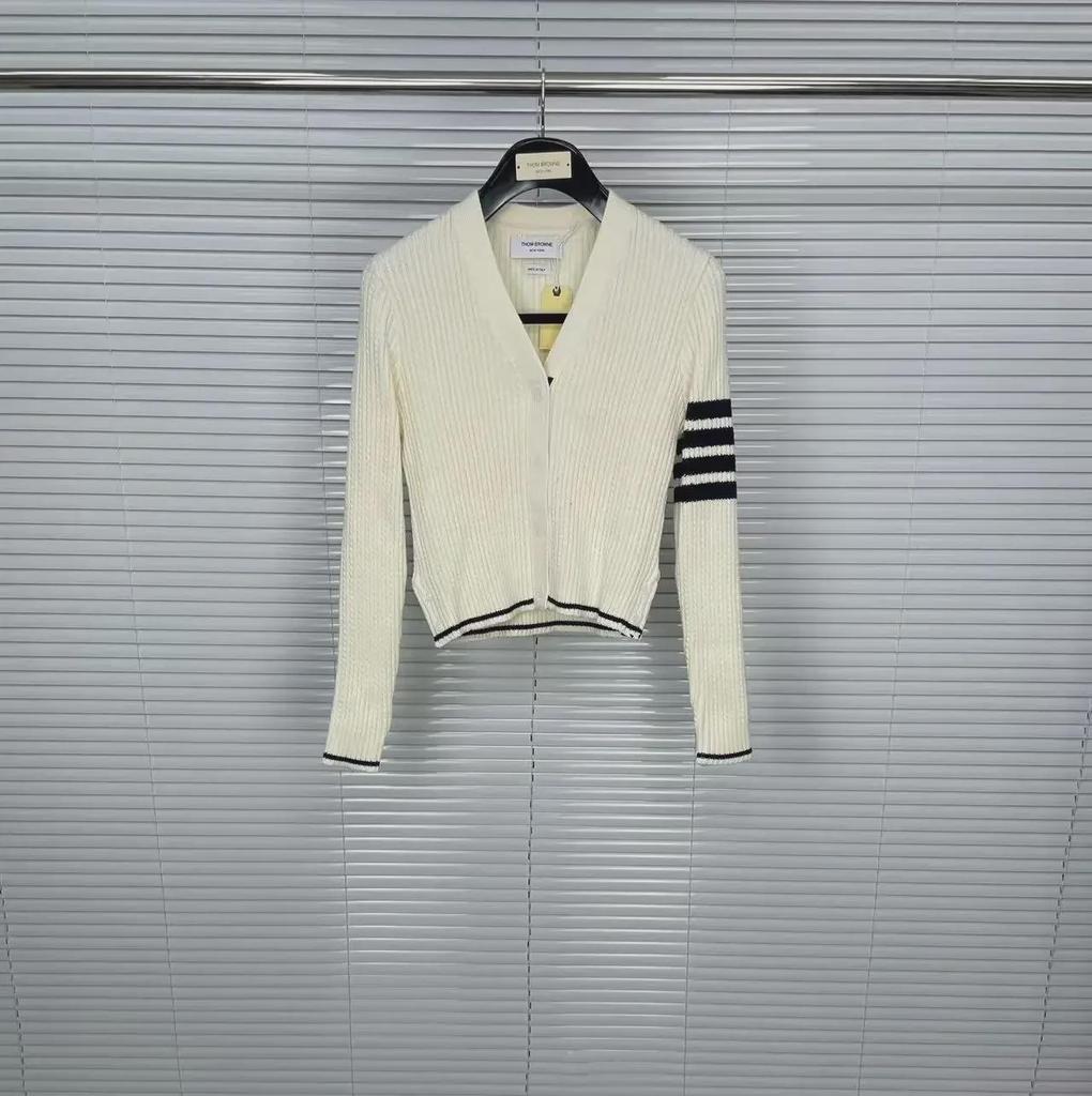 White Deer Style Cable Knit Wool Cardigan - Autumn/Winter Casual & Versatile