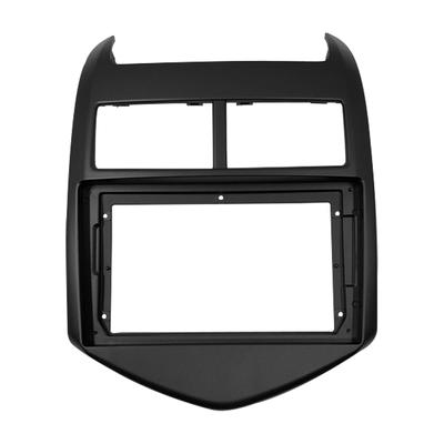 1-2Din Auto DVD Rahmen Audio Einbausatz Adapter Armaturenbrett Verkleidungskits Blende 9" Für Chevrolet AVEO SONIC 2011 12 13 Doppel Radio Player