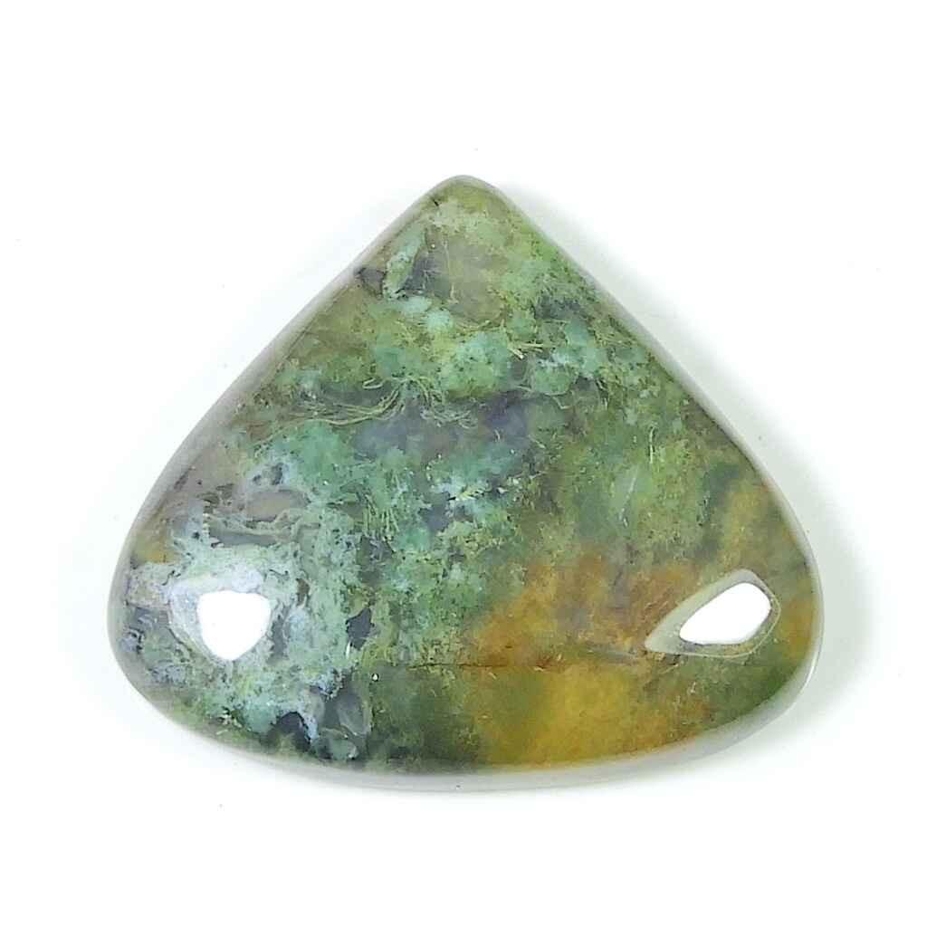 87Cts. Natural Affrican Bloodstone Pear Cabochon Loose Gemstone 36X40X09 MM SK-1836