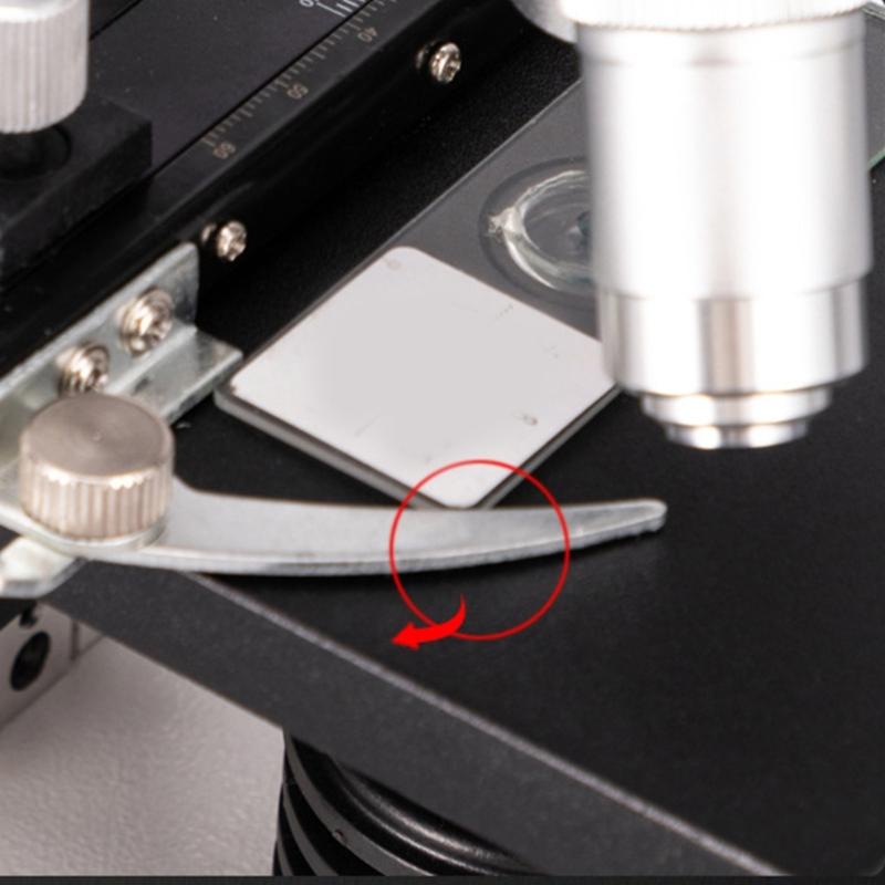 High Precisions Microscope Stage Micrometer Single Line Slide Ruler Precisions Optical Tool for Scientific Research