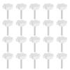 20pcs Star Knobs M4x25mm Male Thread 25mm Plastic 6 Point Head Stud Knobs