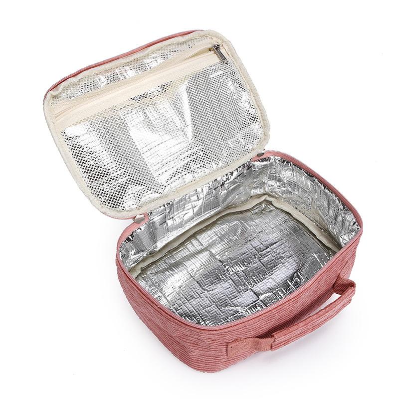 2025 New 1 Pack Insulated Travel Storage Bag Children's Easy-to-Clean Lunch Bag Portable Insulated Meal Bag