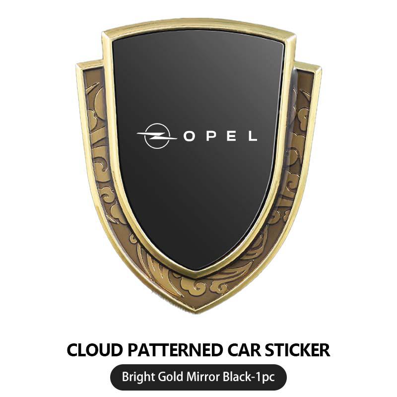 Car Sticker Metal Decal Window Body 3D Car Styling Decoration For Opel Corsa Mokka Astra Cascada Adam Insignia Meriva Vectra