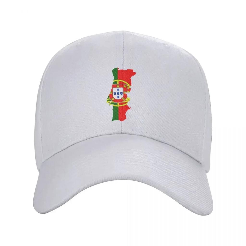 Personalized Portugal Map Flag Baseball Cap Women Men Breathable Dad Hat Outdoor Snapback Hats