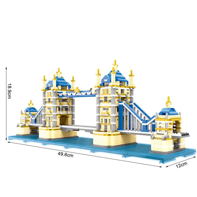 World Famous City Architecture Mini Building Blocks Model Educational Toys for Children Gifts Compatible with Brands Mini Bricks