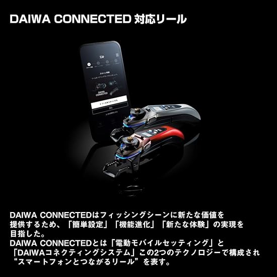 Daiwa Wakasagi Electric Reel Crystia Wakasagi CRS-C+ Metal Gunmetal/White Gradation