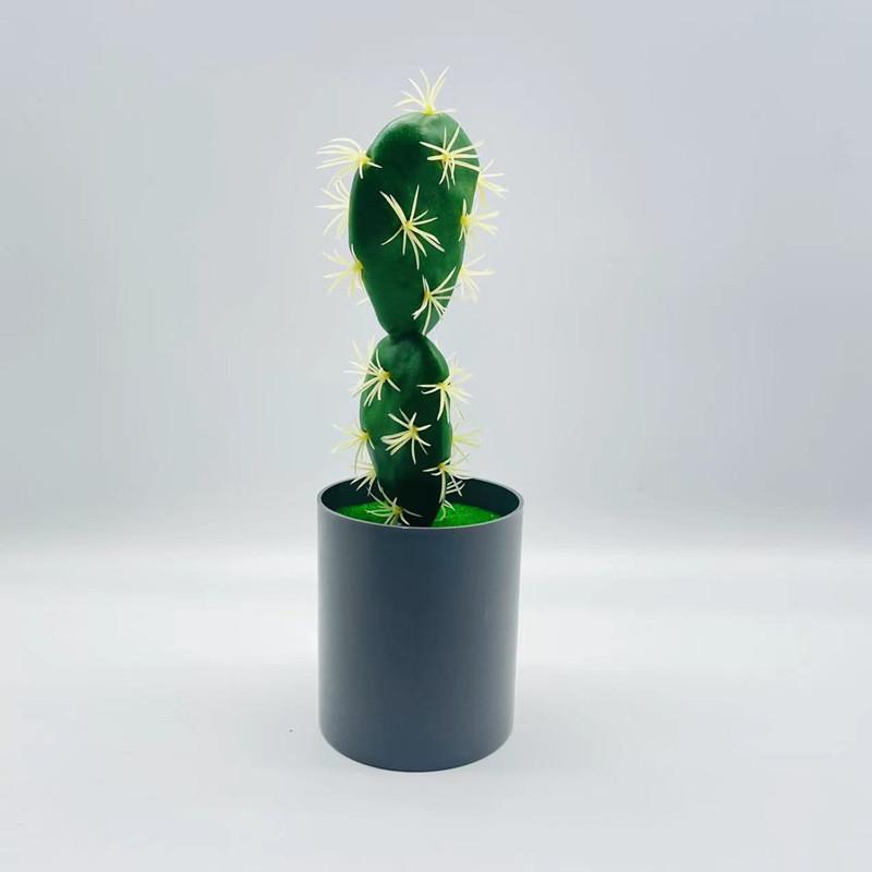 Artificial Cactus Simulation Green Plant Bonsai For Indoor And Decor Desktop