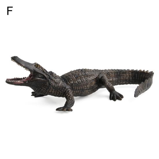 Simulation Crocodiles Wild Animal PVC Figurine Model Craft Educational Kids Toy