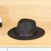 Panama Woven Straw Sun Hat  Jazz  Hat Men'S And Women'S  Sun Shading Beach Hat Sun Protection Hat  Sombrero Hombre