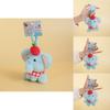 Apple Elephant Plush Keychain With Pp Cotton Filling For Backpack Decor Gift Special Characters Included