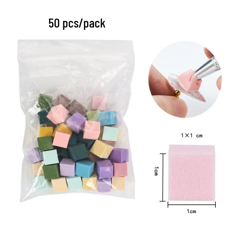 

Mini Gradient Blush Nail Sponge: Non-Stick Multi-Sided Tool for Nail Art