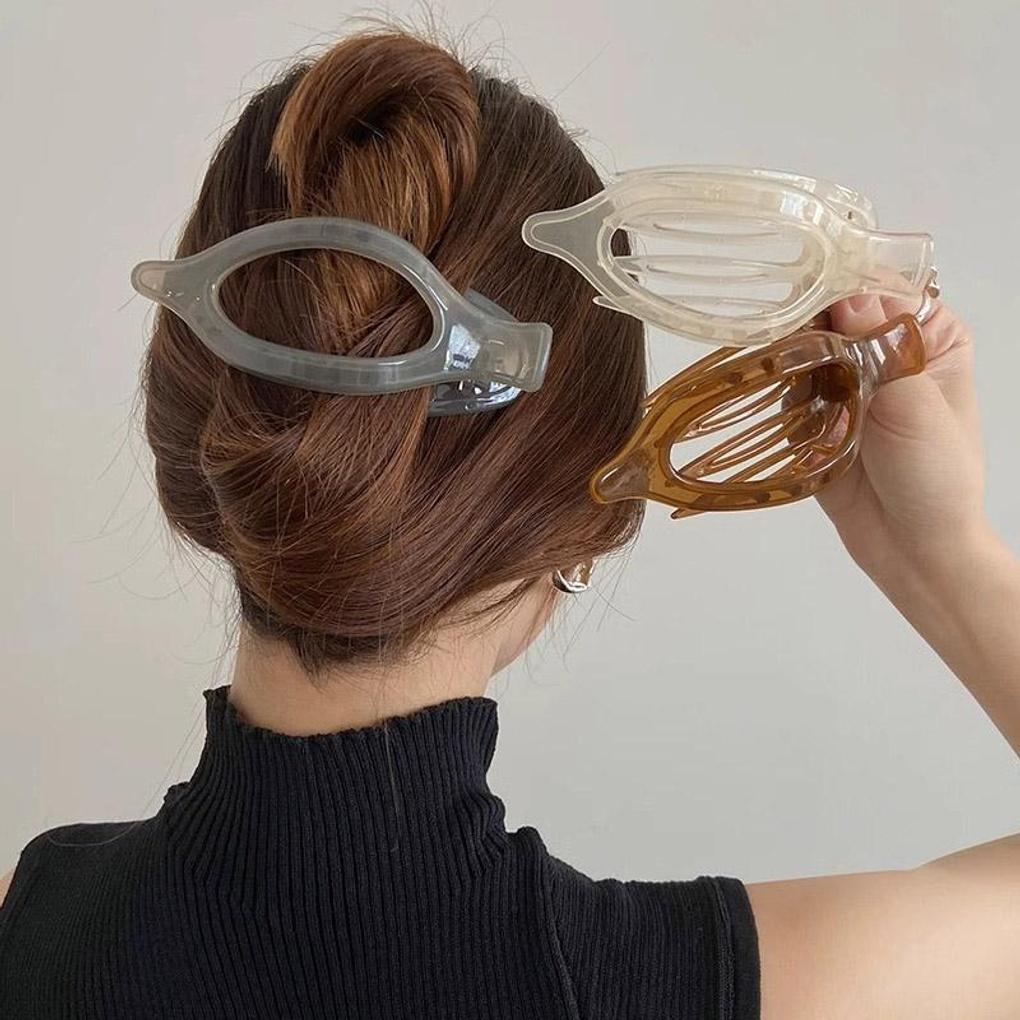 Hair Accessory Punching Leaf Hair Clip