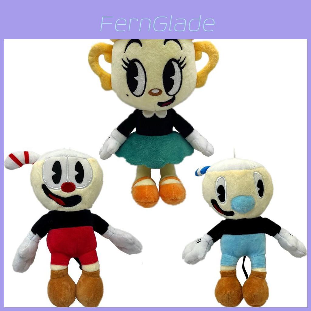 Brinquedo de Pelúcia Aventura Cabeça de Xícara Cuphead Para Crianças 9 pol.