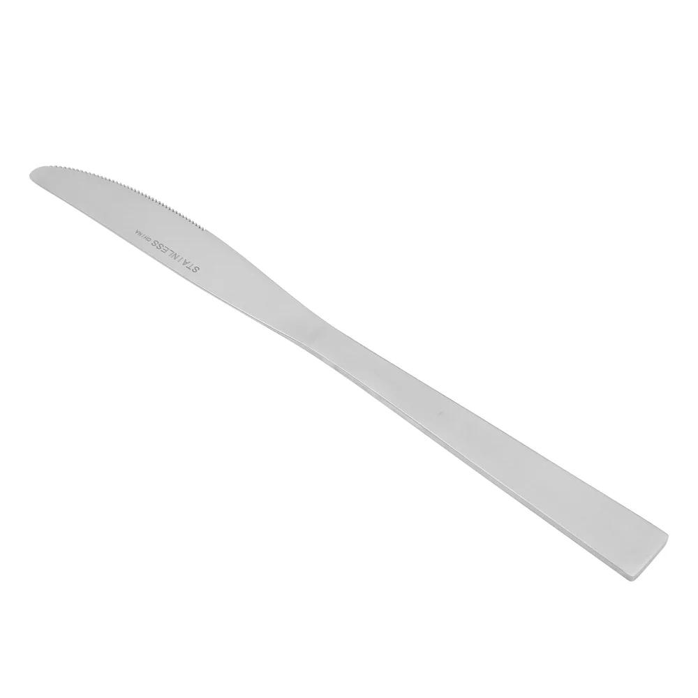 3er Pack Edelstahl Tafelmesser Set Ergonomisches Design Langlebige Küchenutensilien Perfekt für den täglichen Gebrauch Einzugsgeschenk