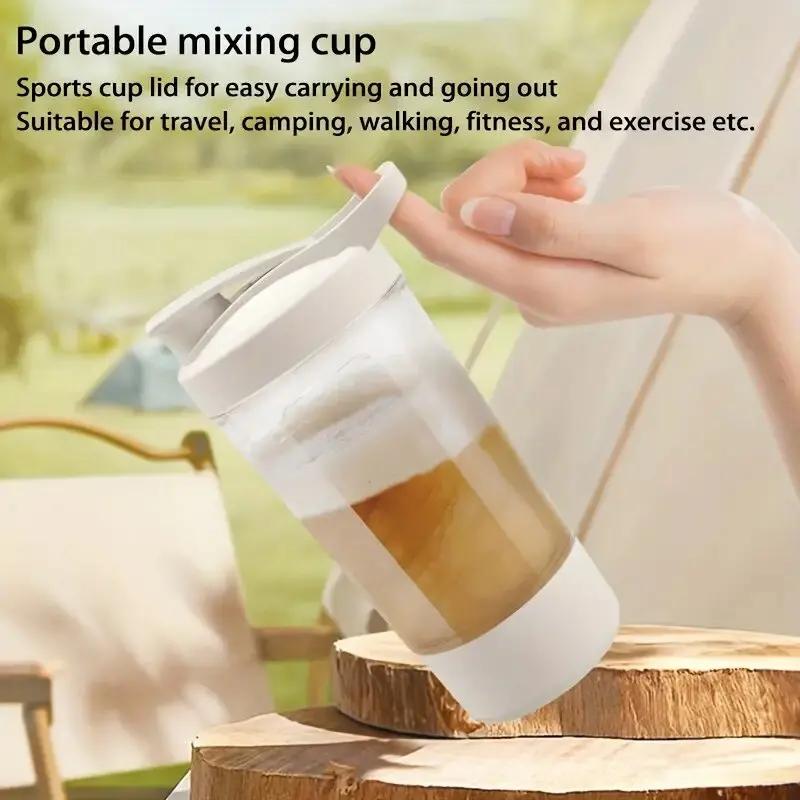 USB-Powered Electric Mixing Cup with Cover – Suitable for Milkshakes, Coffee, and Drinks, Ideal for Travel, Office & Campus Use