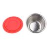 Stainless Steel Refill Coffee Capsules Reusable Coffee Filter Cup Set with Powder Cover for Dolce