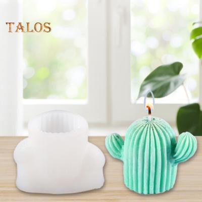 Silikonform, unverformbar, waschbar, glatte Kanten, tolle Kaktusform, Duftkerzen-Gießform für die Küche