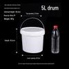 Transparent Food-Grade Plastic Bucket for Ice, Milk Tea, or Snacks