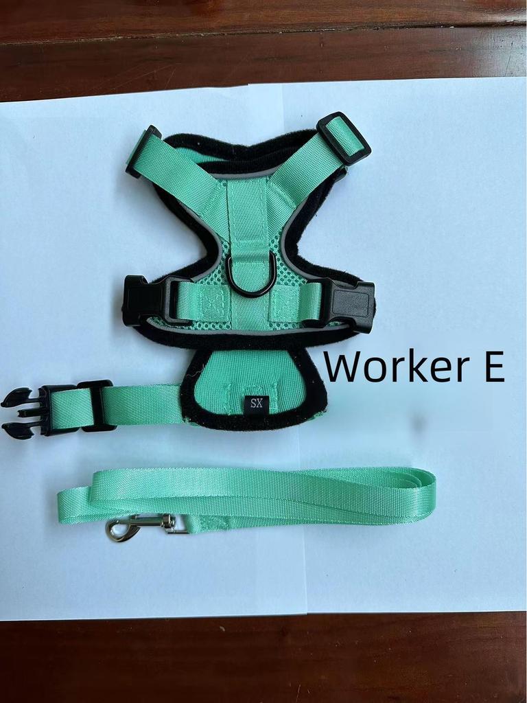 Adjustable Ultra-Thin Cat Harness with Anti-Breakaway Traction Rope for Walking 