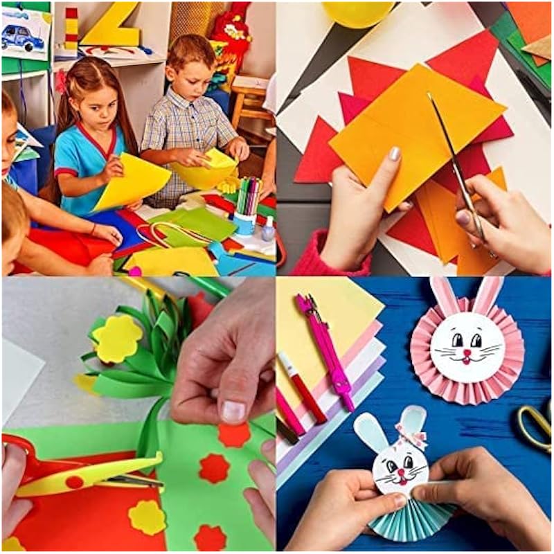 Eclet A4 50 Coloured Sheets (5 Sheets Each 10Color) Copy Printing/Art And Craft Paper Double Sided Colouredoffice Statio