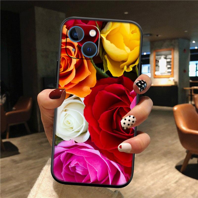 IK13 Beautiful Roses Flower Case for Samsung M06 M15 M16 M35 M55 M56 A36 A42 A50 A50S A51 A52 A32 A33 A05 A05S A06 A16 A20