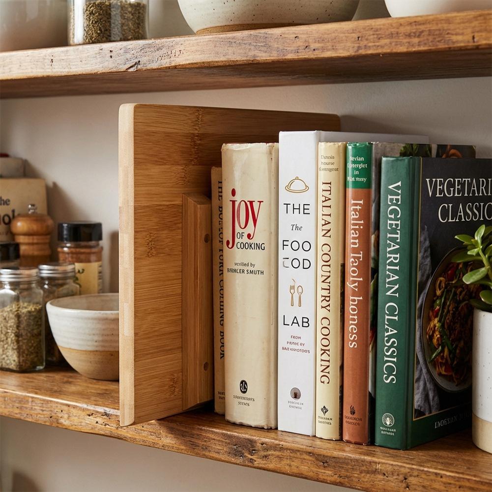 Stojak Bambusowy Blok Kuchenny na Noże do Noży Uniwersalny Magnetyczny