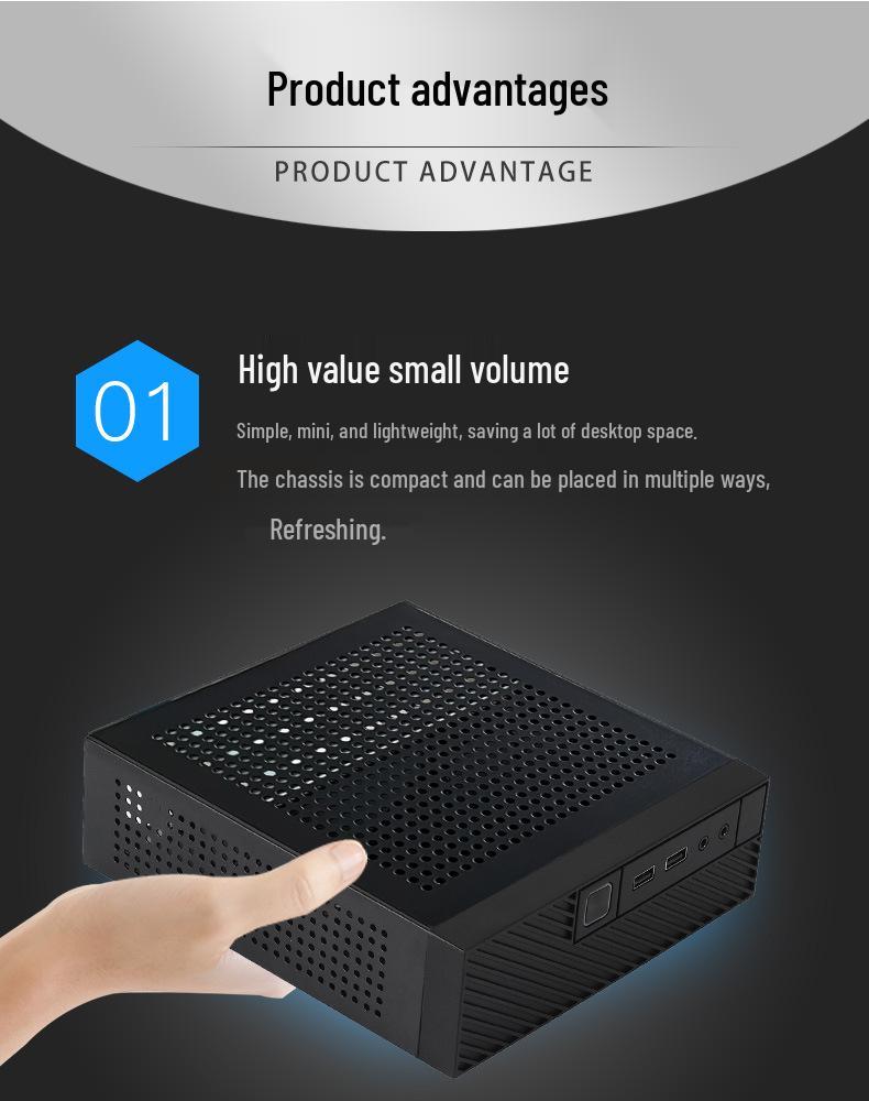 Xingkaitian M06 Mini Ipari ITX PC Ház