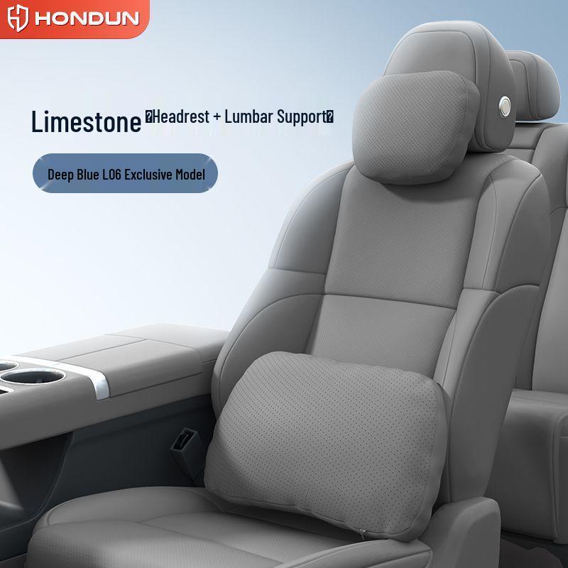 Deep Blue L06 Car Neck & Lumbar Support Headrest Pillow for Interior Modifications