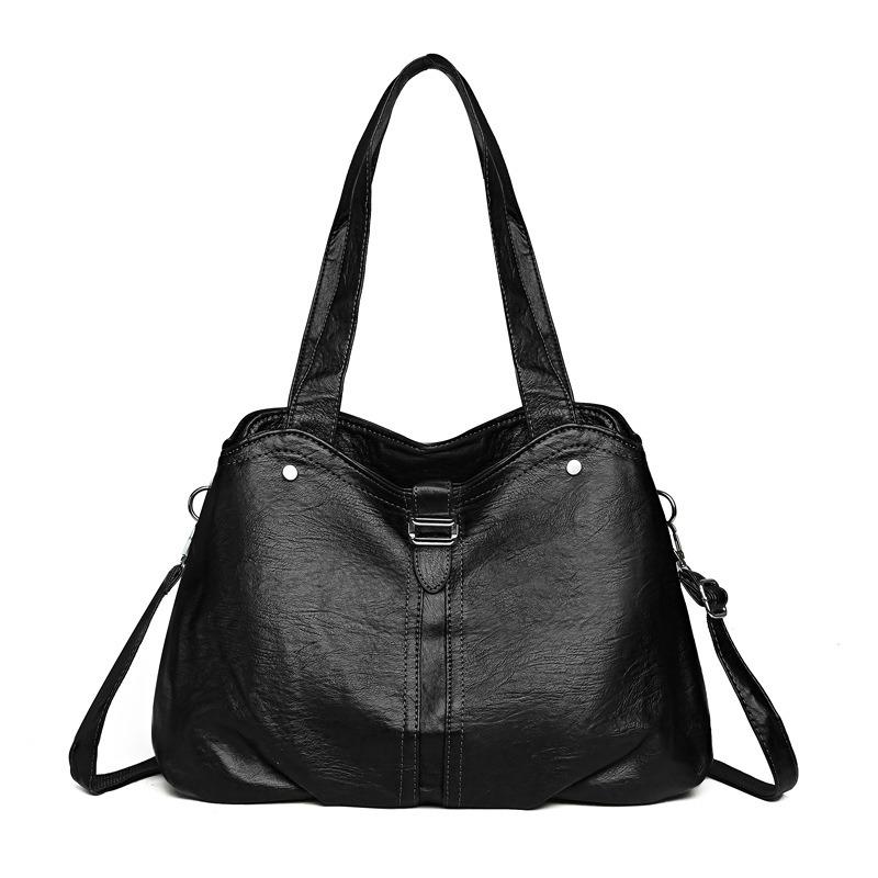 Women's New Fashionable Large-capacity Women's Bags, Popular Women's Single Shoulder Simple Portable Tote Bag