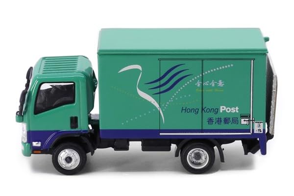 Tiny City Scale Isuzu N Series Hong Kong Post Office Truck Diecast Model Car 1/76 (with Accessories)
