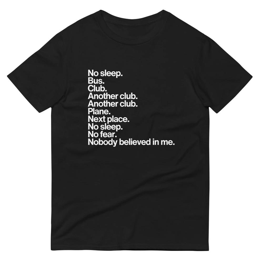 No Sleep Bus Club Другой Клуб Леди Гага Репринт Унисекс S-4XL Унисекс Футболка XL