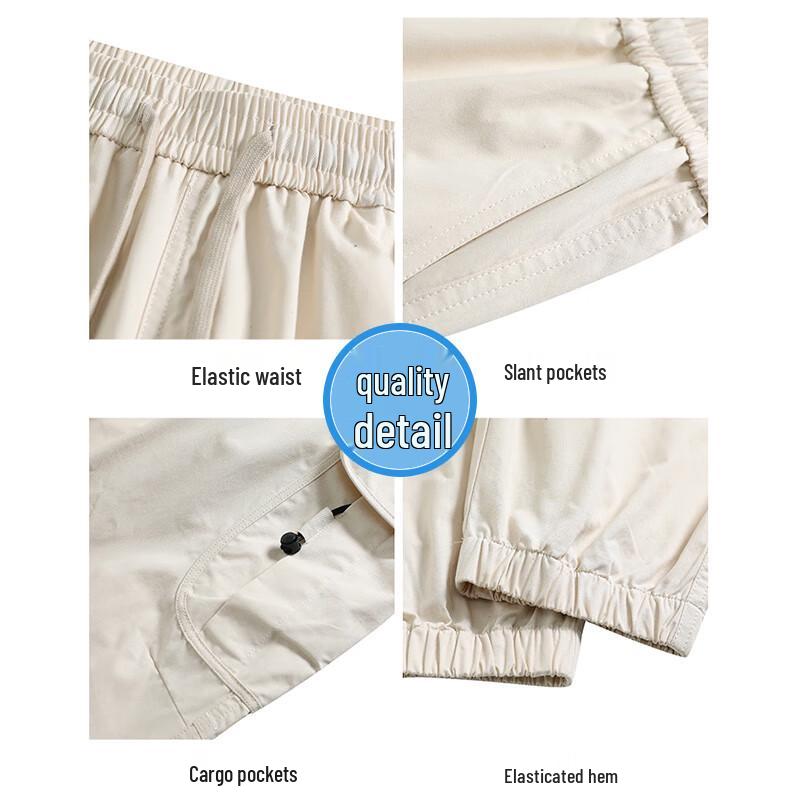 JEANSWEST Men's Cotton Loose Fit Cargo Jogger Pants