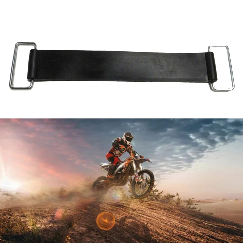 Non-Slip Battery Straps Rubber Band 7inchx1inch Black Motorcycle ATV Battery Fixed Holder Rubber Strap Band