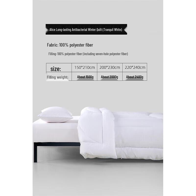 Mercury Home Textiles Alice Antibacterial Fiber Quilt