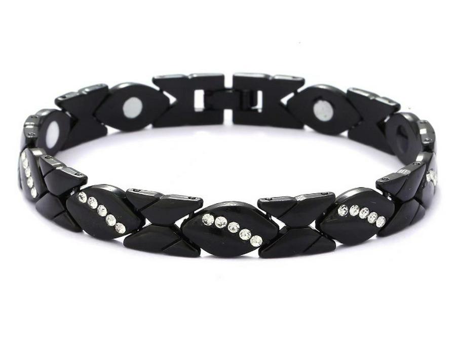 European & American Detachable Rhinestone Magnetic Energy Bracelet