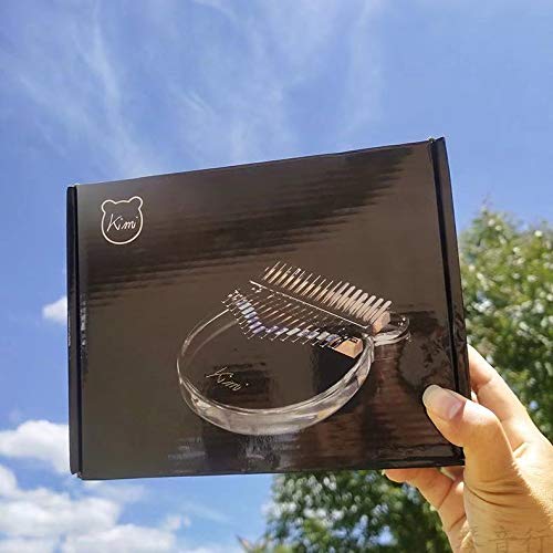 Kimi Karinba 17-Key Thumb Piano Kalimba Transparent Acrylic Case Cat Claw High-Performance Protective