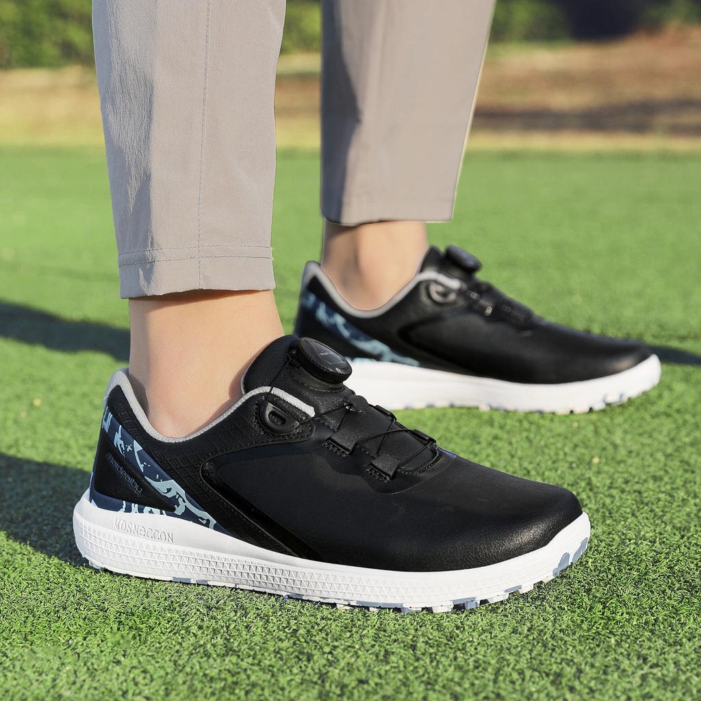 Amazon popular men's and women's outdoor golf shoes rotating buckle casual shoes lightweight breathable travel shoes