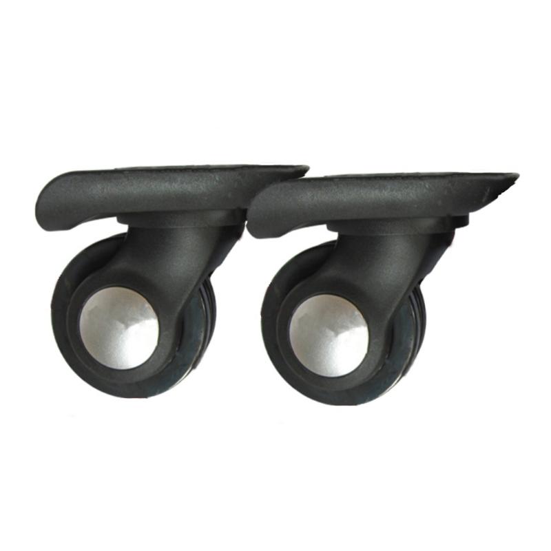 1 Paar Gepäckräder Koffer Doppelreihe 360° Spinner Rollen Ersatzrad Hardware Reparaturset