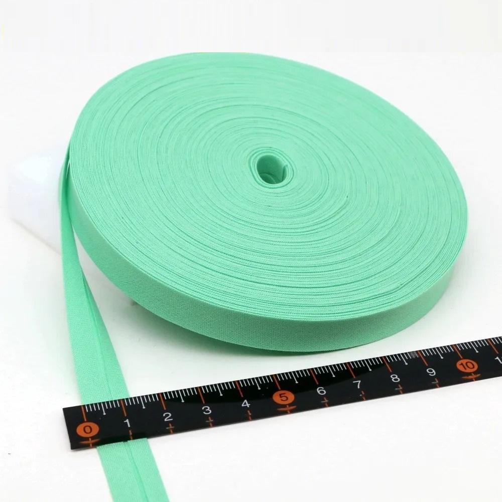12mm(1/2") Narrow Ironed Single Folded Cotton Solid Color Bias Binding Tape Diy Ribbon Garment Quilt Craft Sewing Accessories