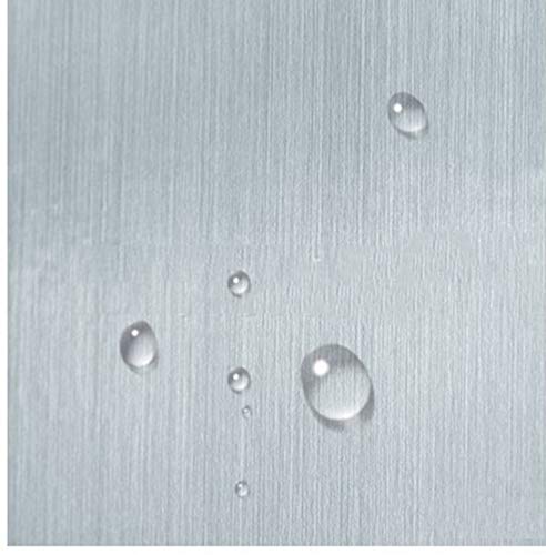 Stainless Steel Peel and Stick Brushed Silver Gold Metal Contact Paper Self Adhesive Vinyl Film Shelf Liner for Covering Backsplash Oven Dishwasher