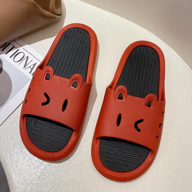 Cute Cartoon Slippers Women Summer New Fashion Indoor Sandals For Men Outdoor Open Toe Slides Home Couple Non -Slip Shoes