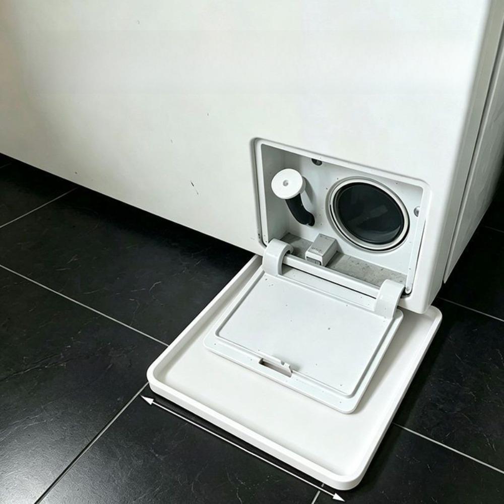 Universal Washing Machine Drain Tray Plastic Washer Water Catcher  Washing Machine Maintenance белый