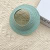 Elegant Woven Doll Accessory 17Cm Open Top Summer Hat Portable For Fashionable Outfit Pairing